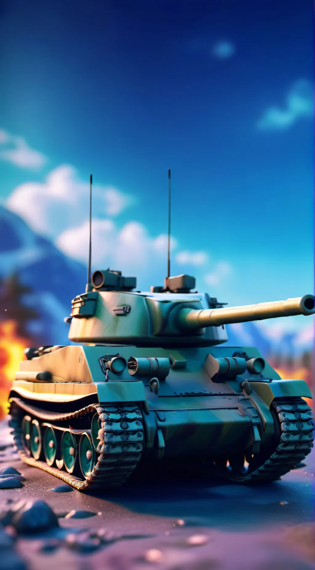 ai character: ren tank background