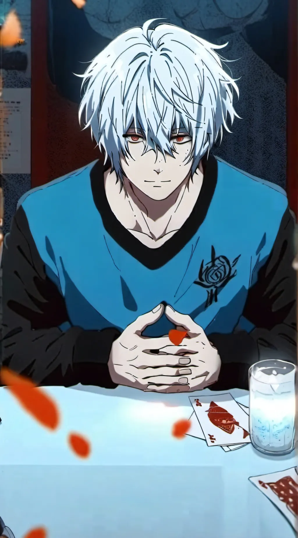 ai character: Shigaraki teleport background