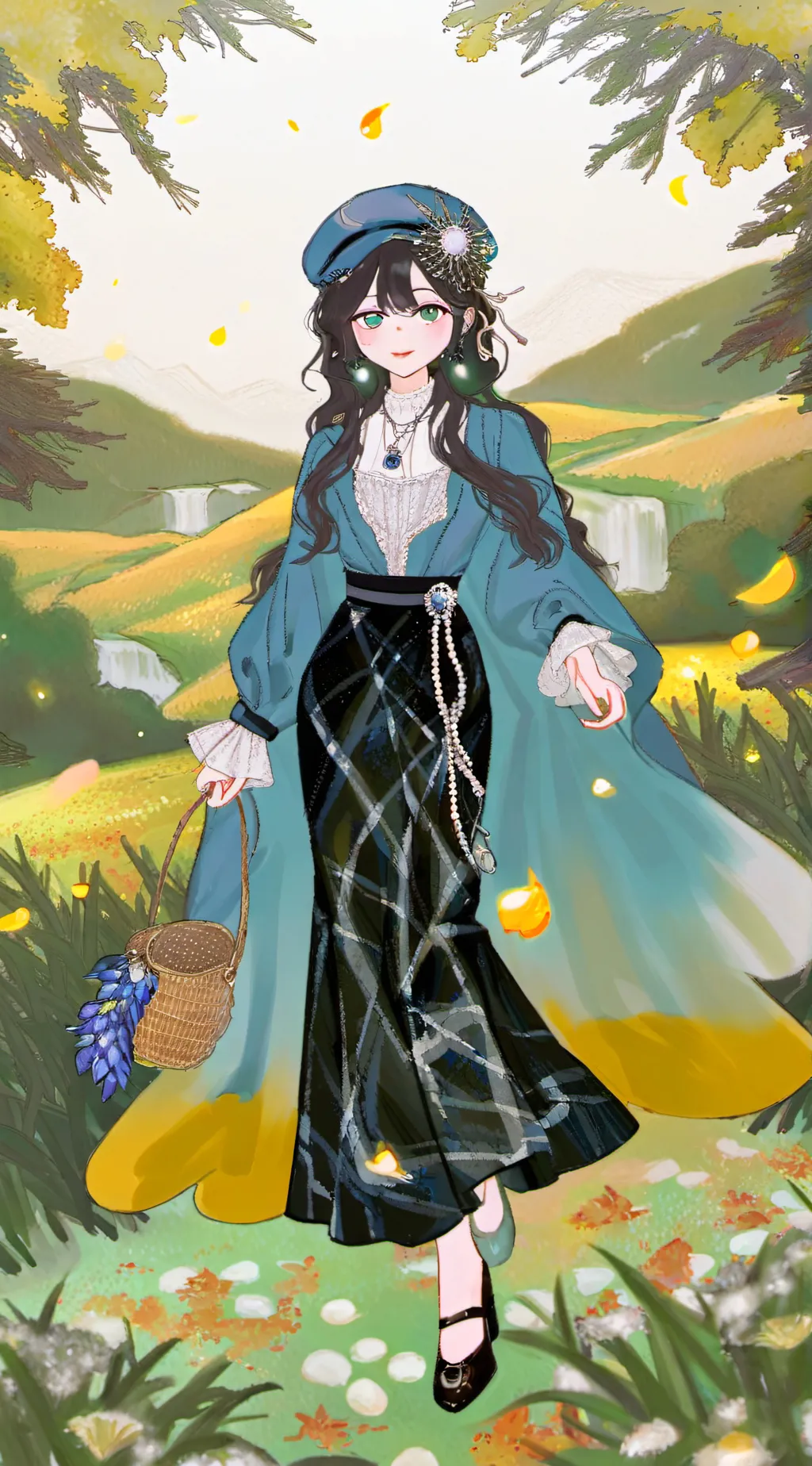 ai character: Violeta background