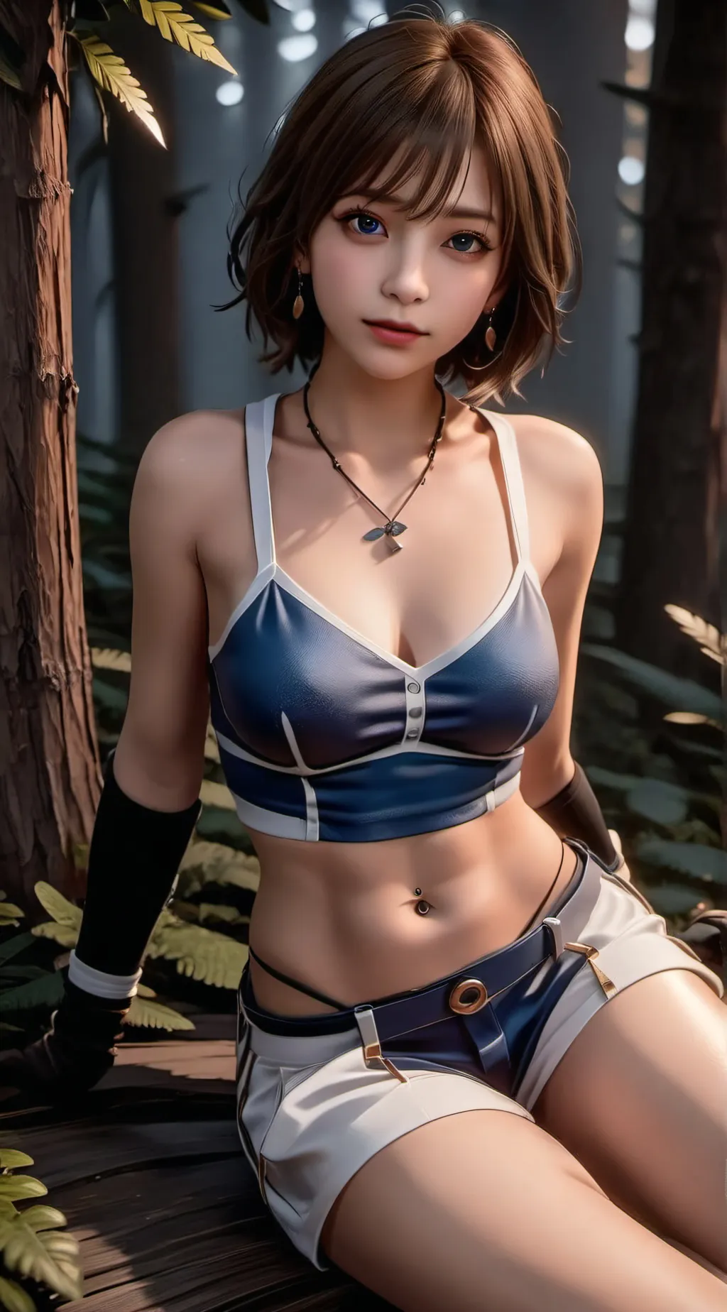 ai character: Yuna (FFX) background