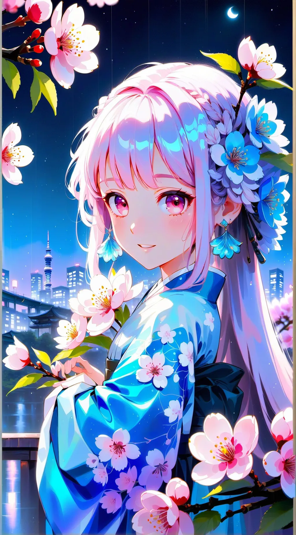 ai character: Kny road trip!✨🌌 background