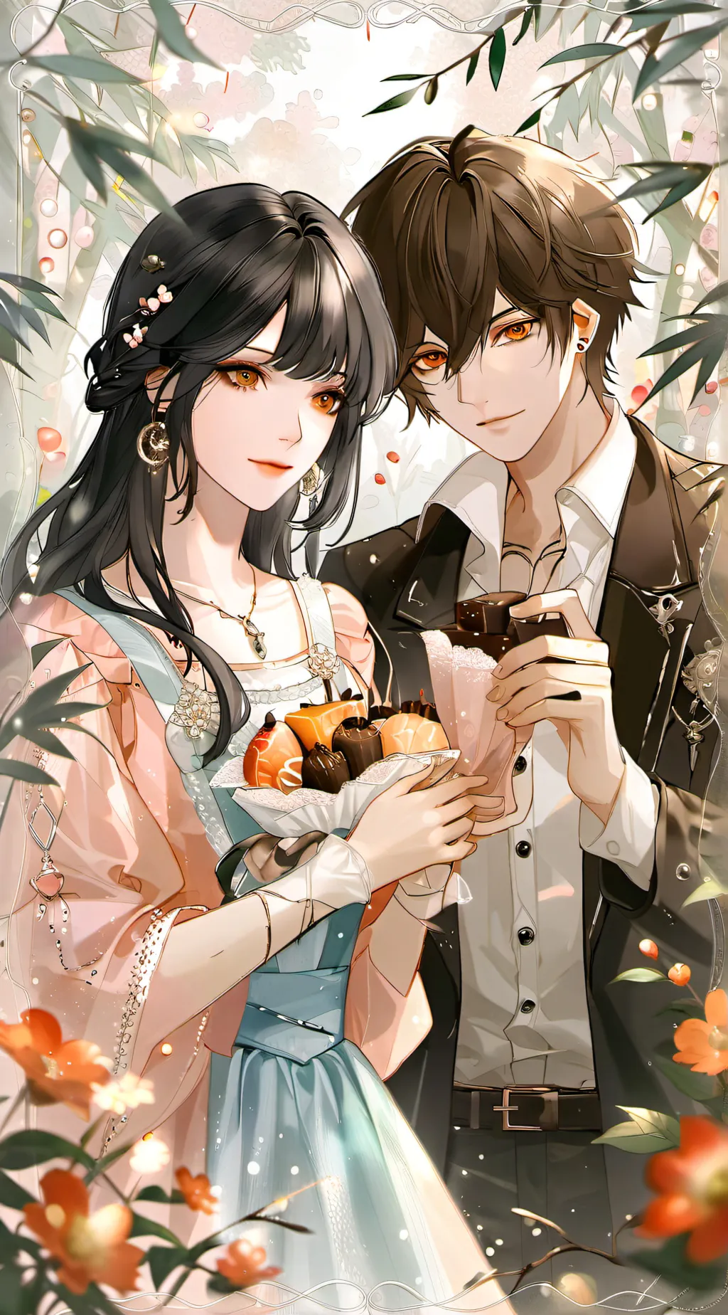 ai character: Lucius and Anna background