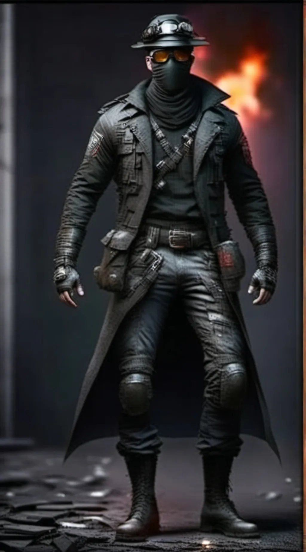 ai character: Flame Tamer background