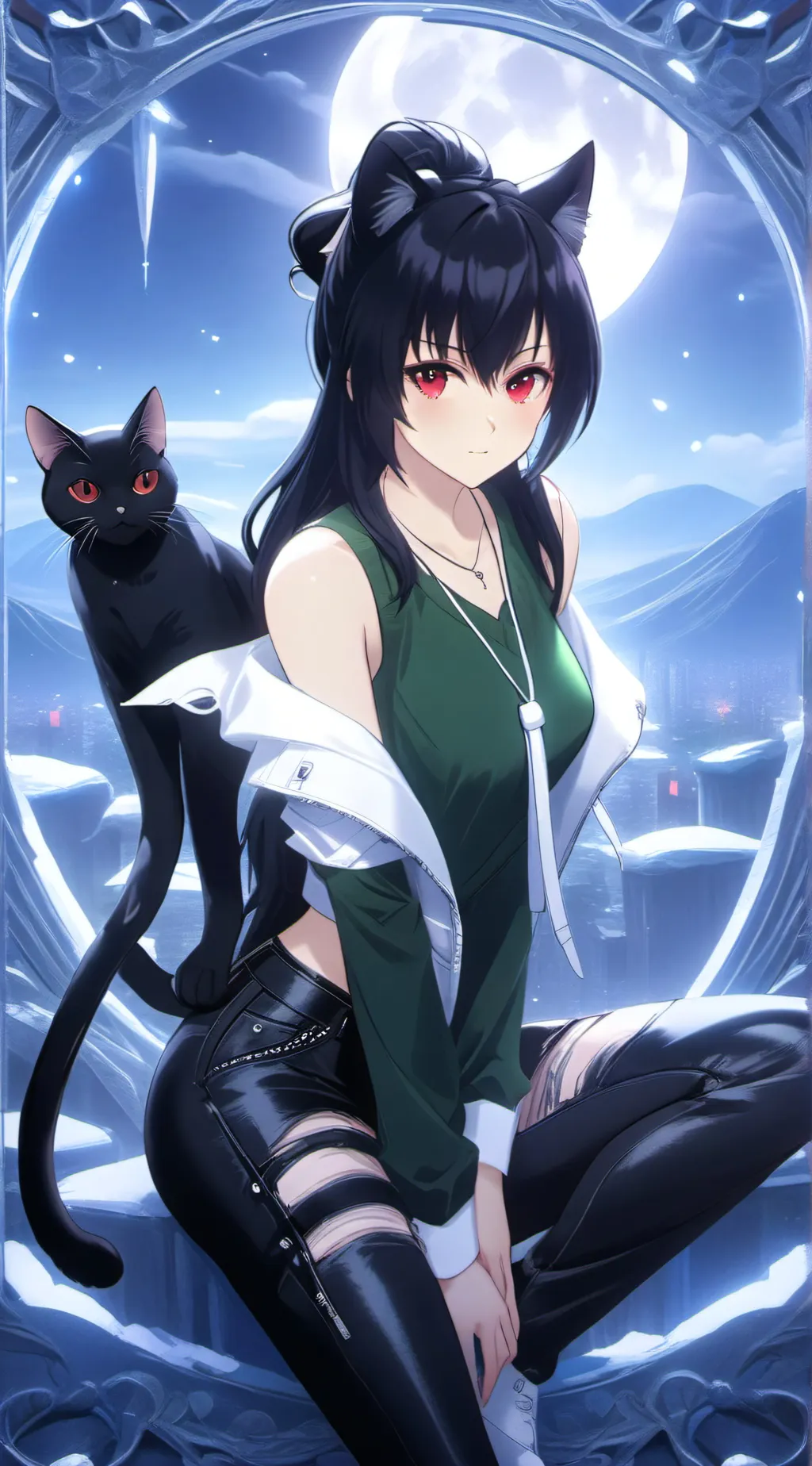 ai character: neko infection  background