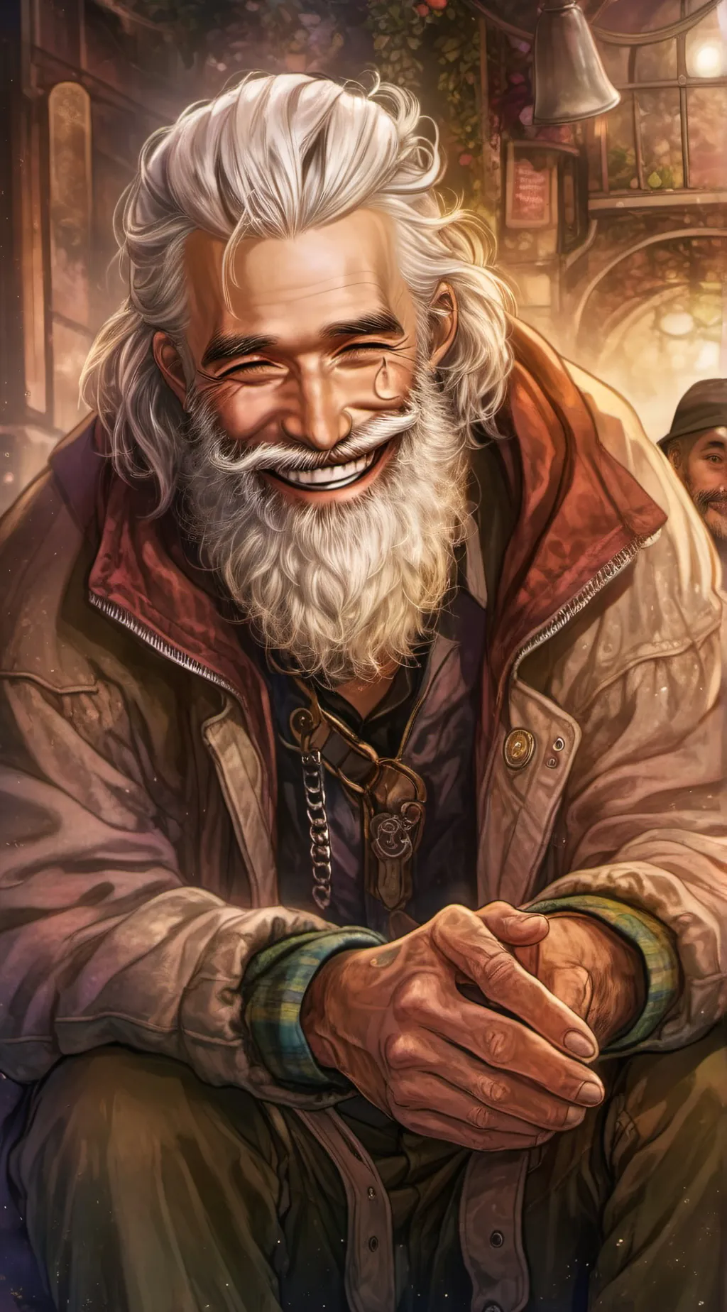 ai character: Osho background