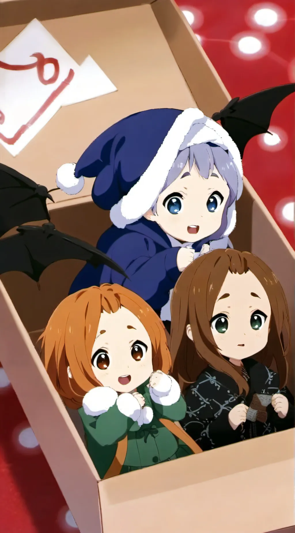 ai character: emily,kate,and Eva background