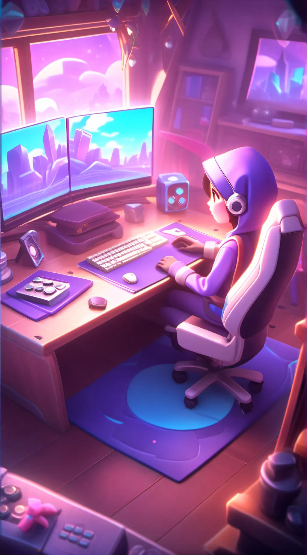 ai character: Skye background
