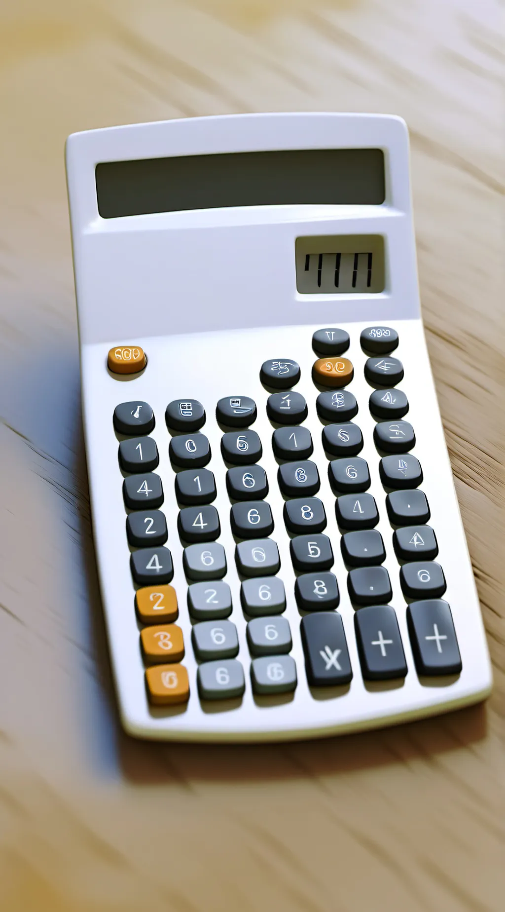 ai character: Calculator background