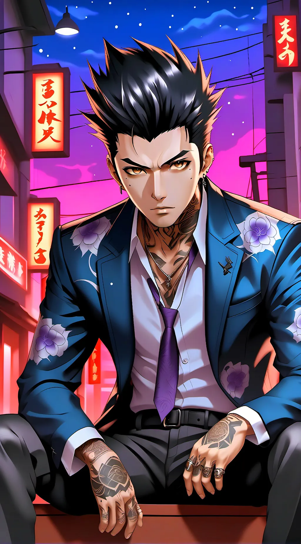ai character: Hiro background