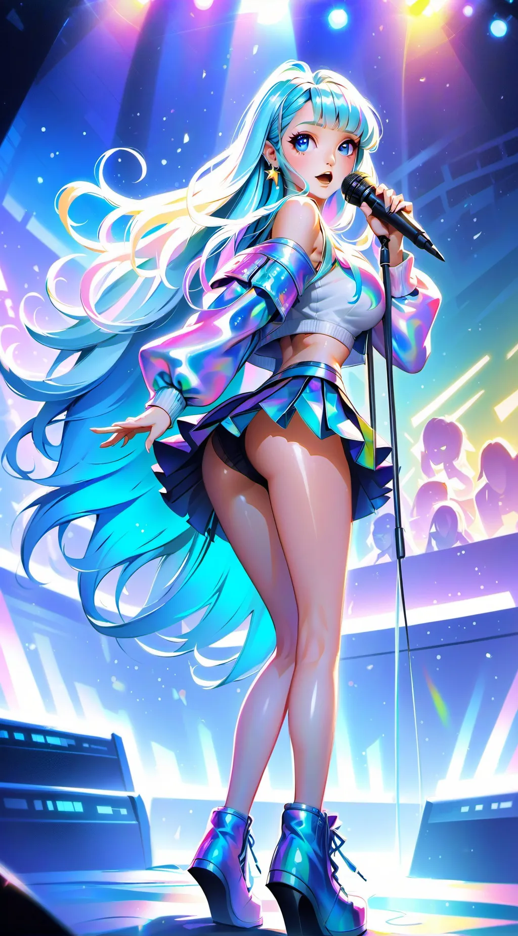 ai character: Lilly background