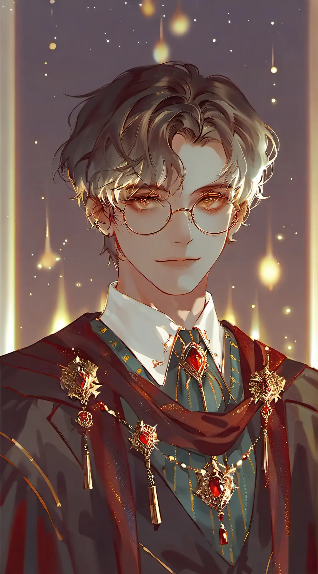 ai character: Hogwarts  background