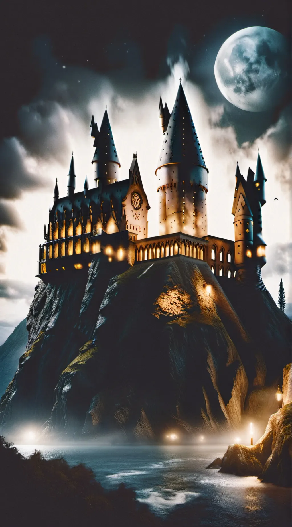 ai character: hogwarts  background