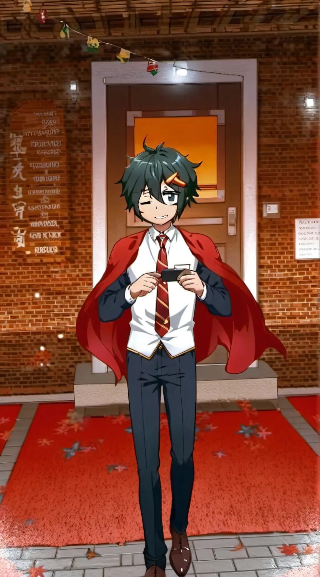 ai character: teache:nick background