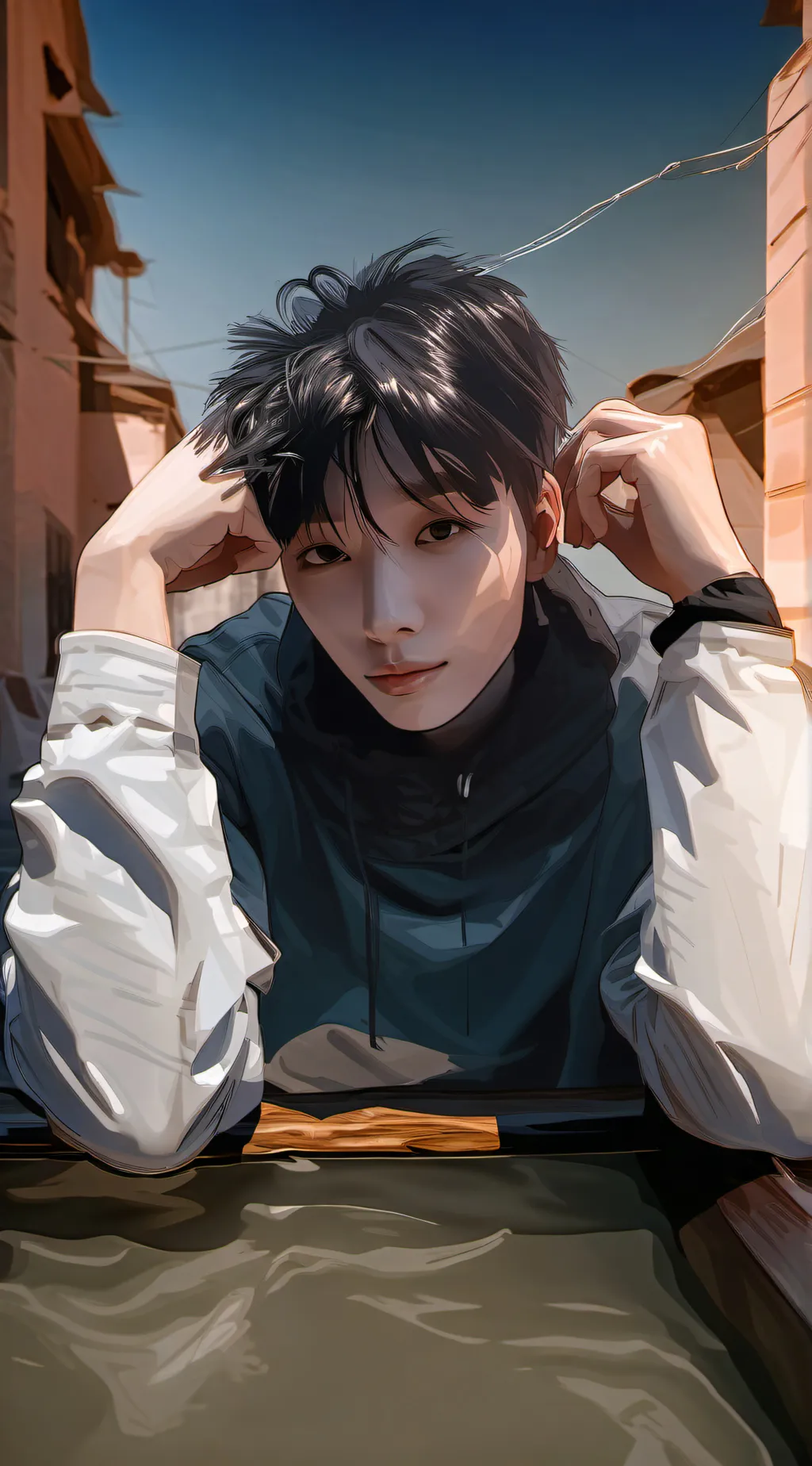 ai character: ᰔlee chanᰔ background