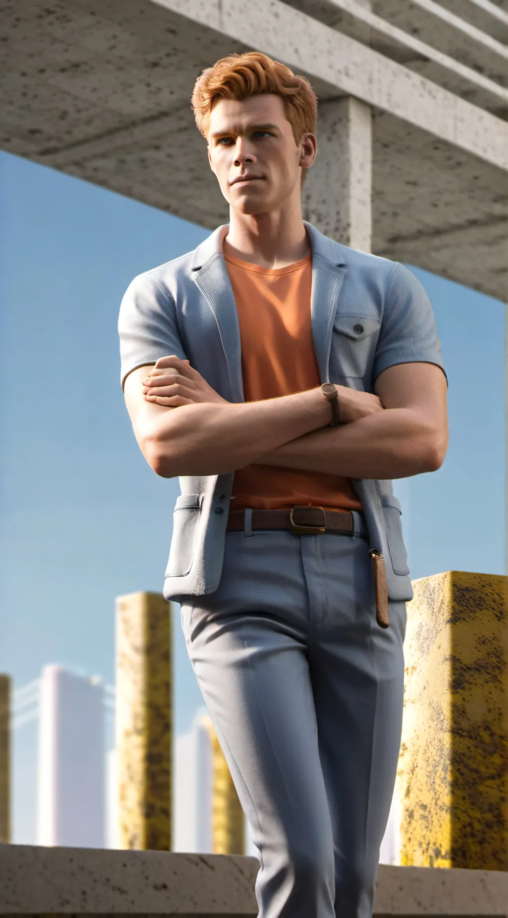 ai character: Archie Andrews  background