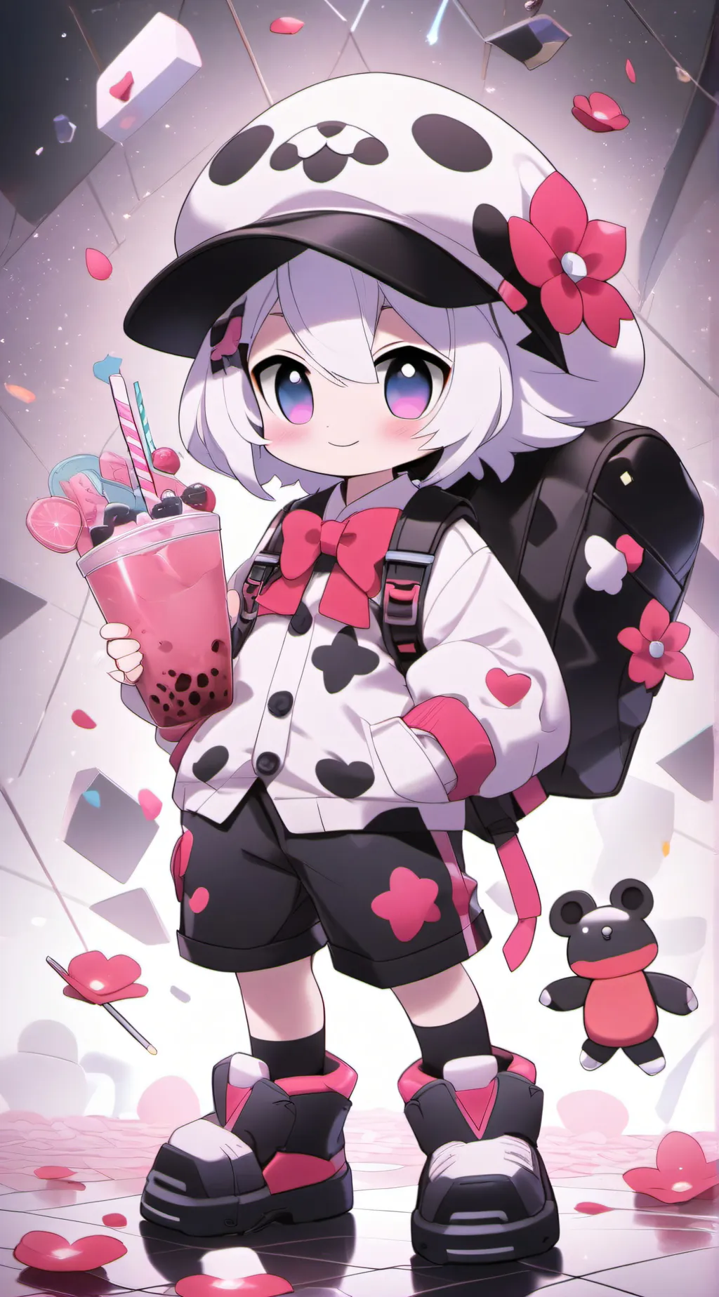 ai character: DW//dandys world// background