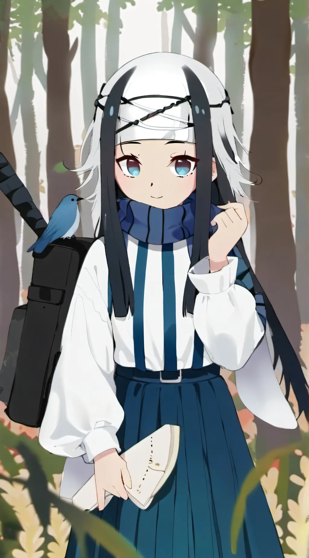 ai character: milia background