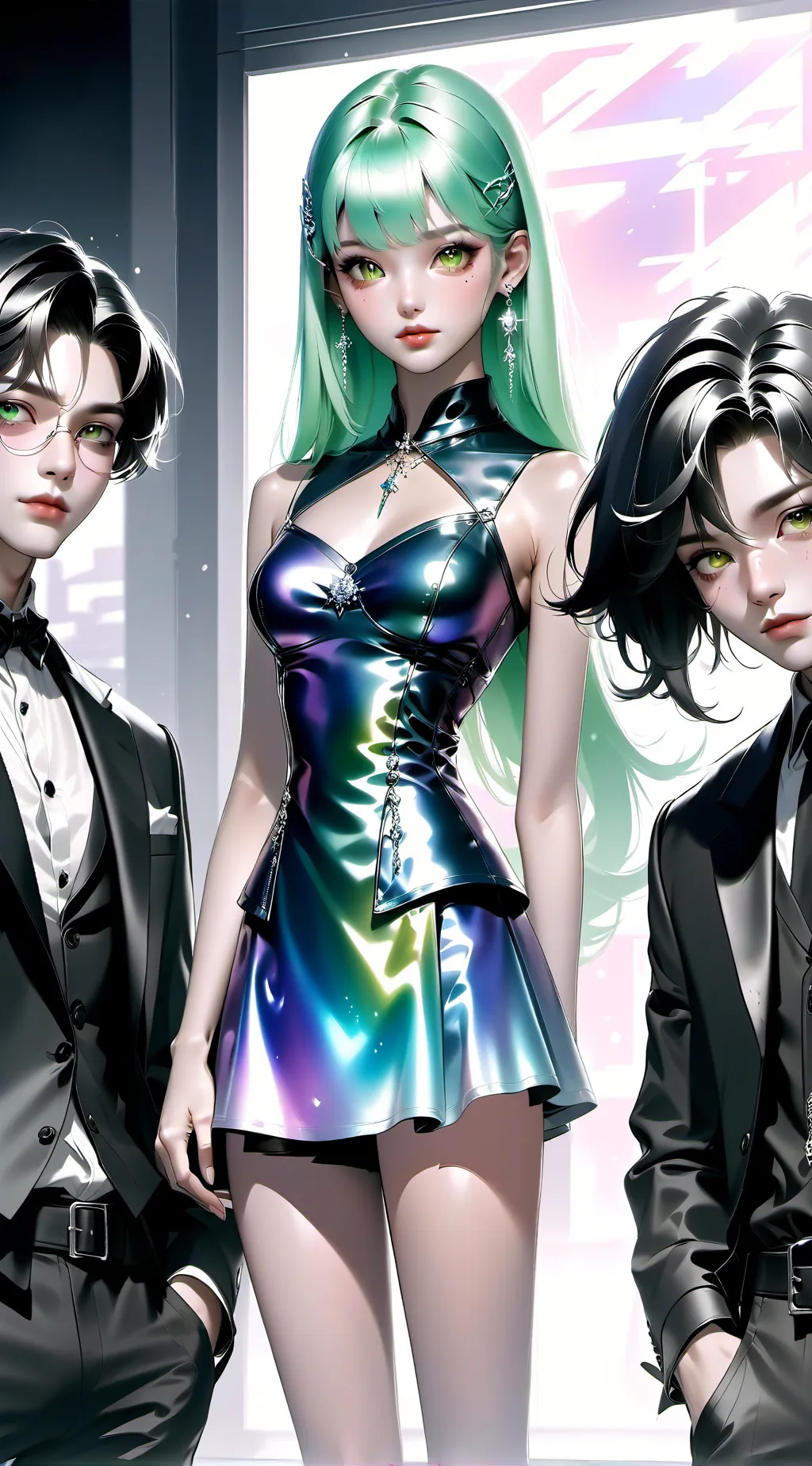 ai character: MAFIAXPOP background