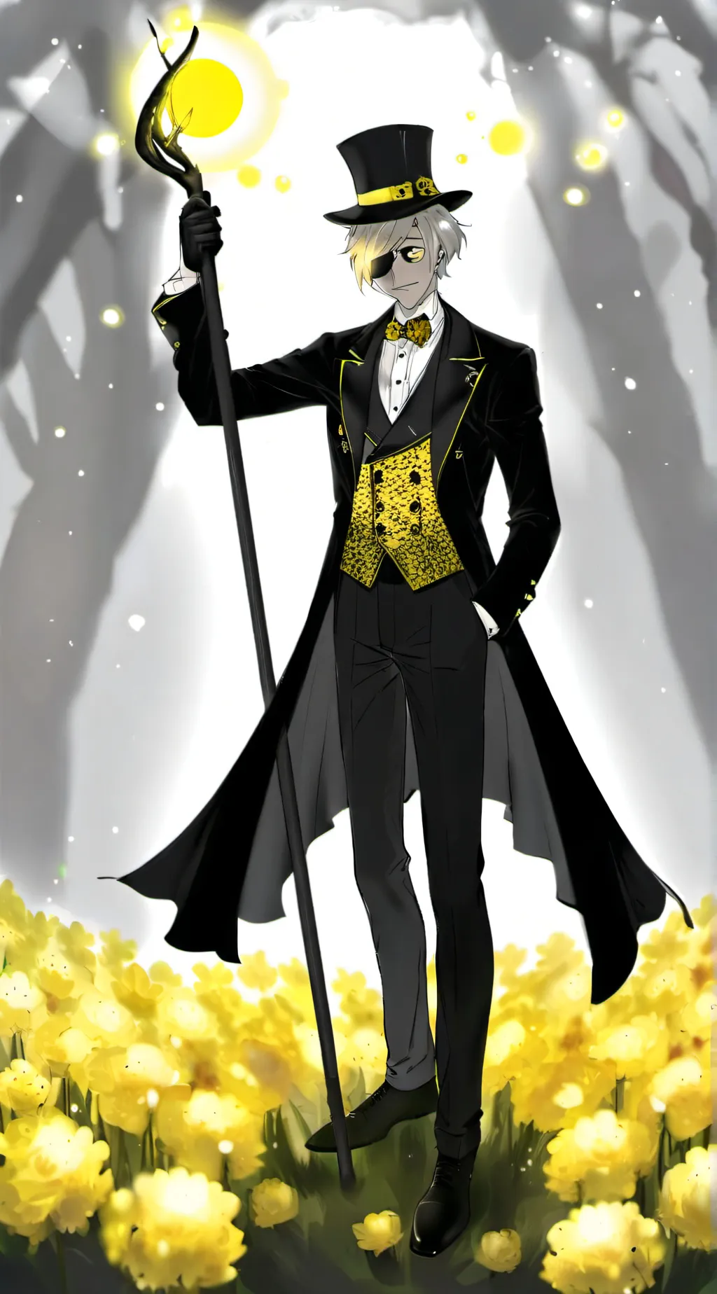 ai character: Bill Cipher background