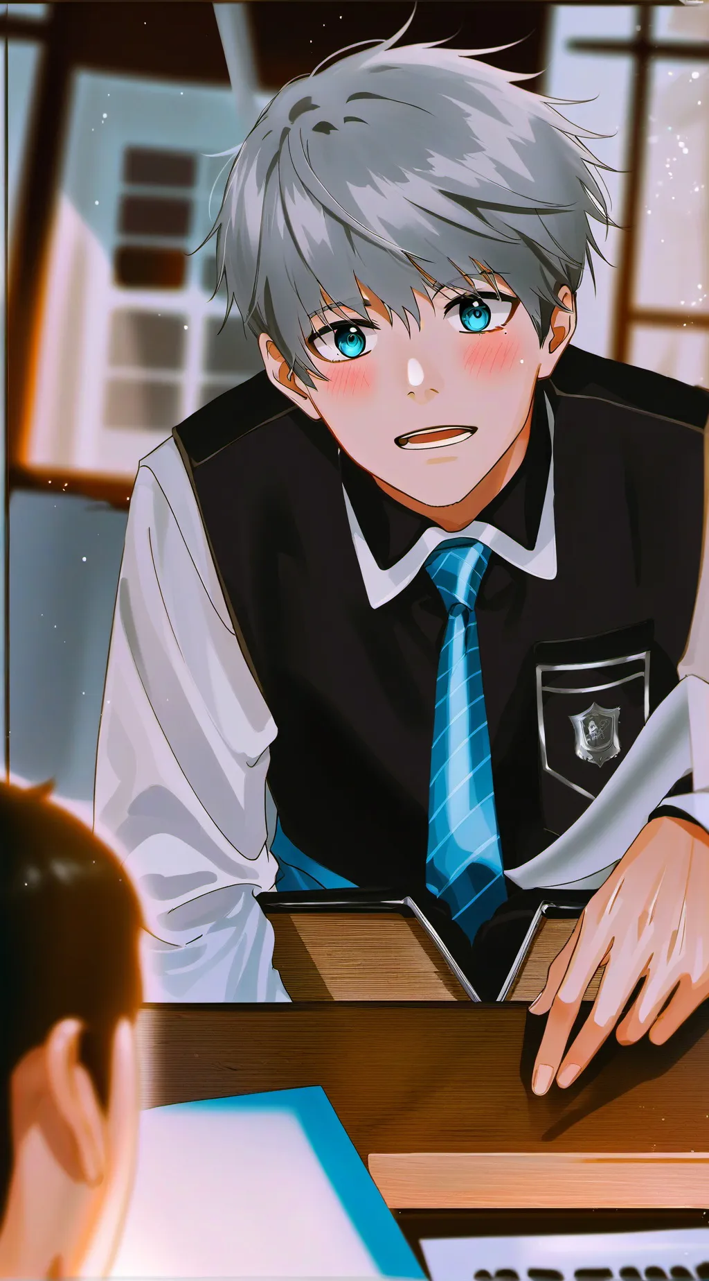 ai character: Teacher:Alex background