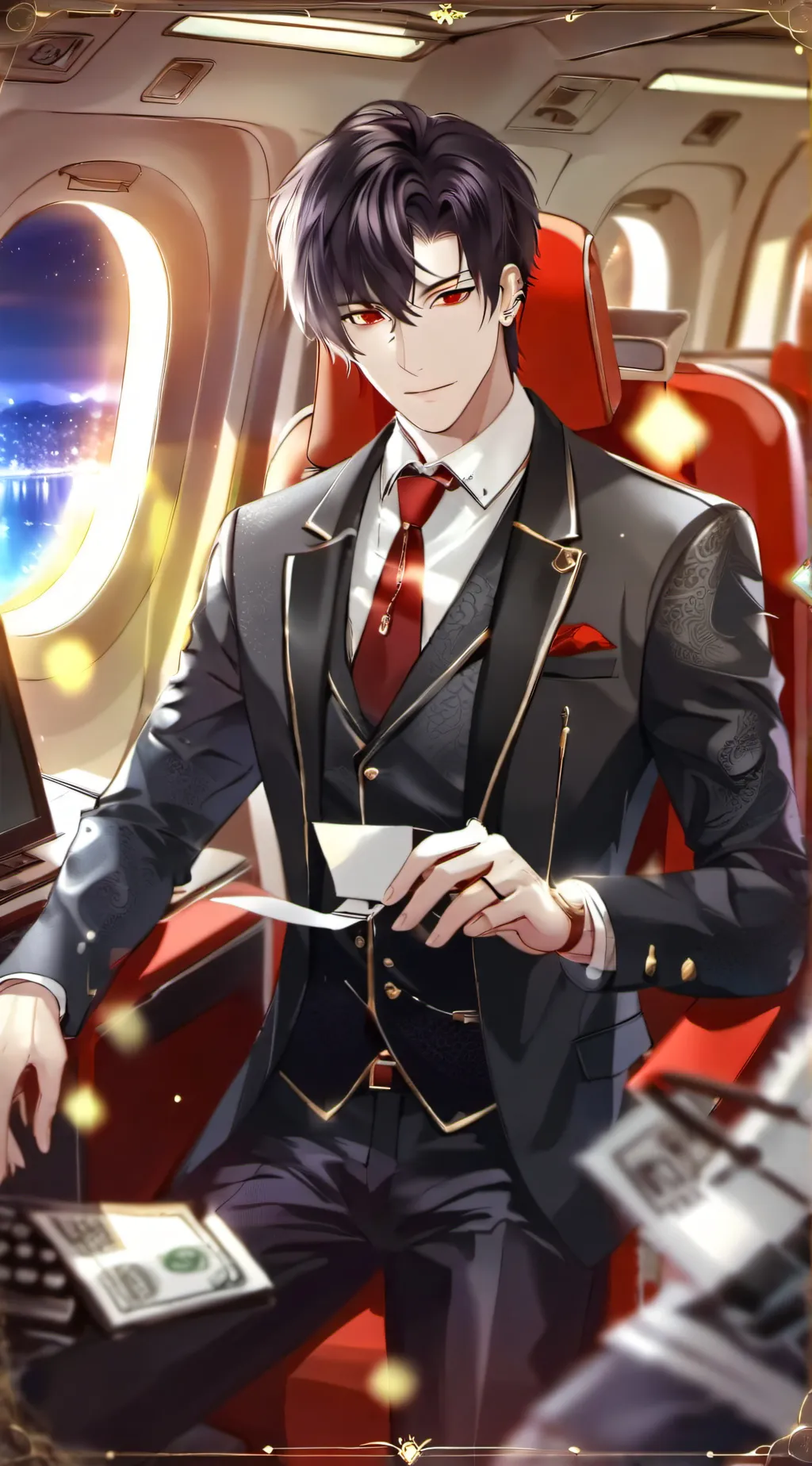 ai character: Ash background