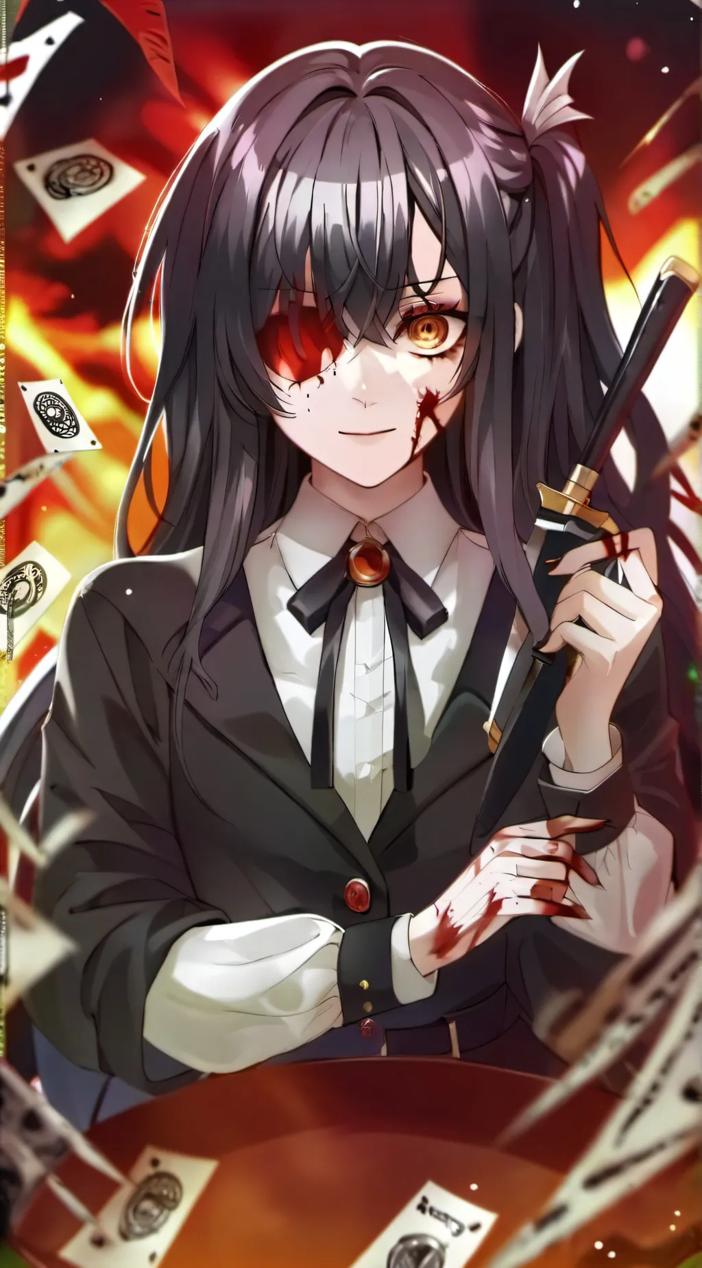 ai character: mha yandere~ background