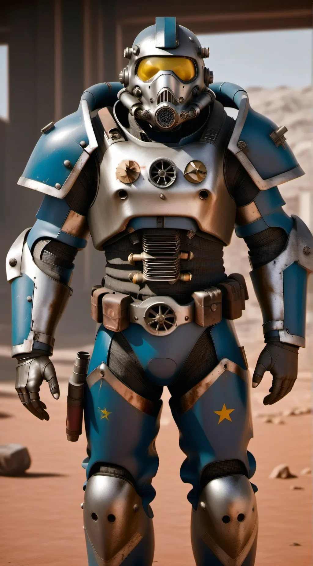 ai character: T60 power armor background