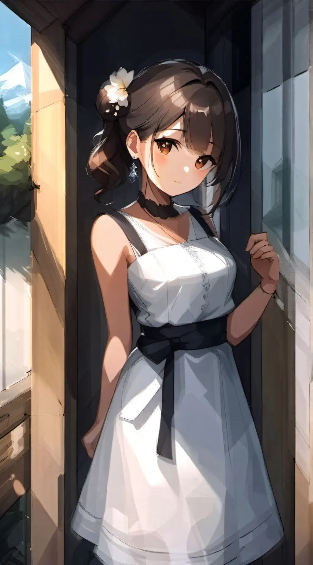 ai character: Serena background