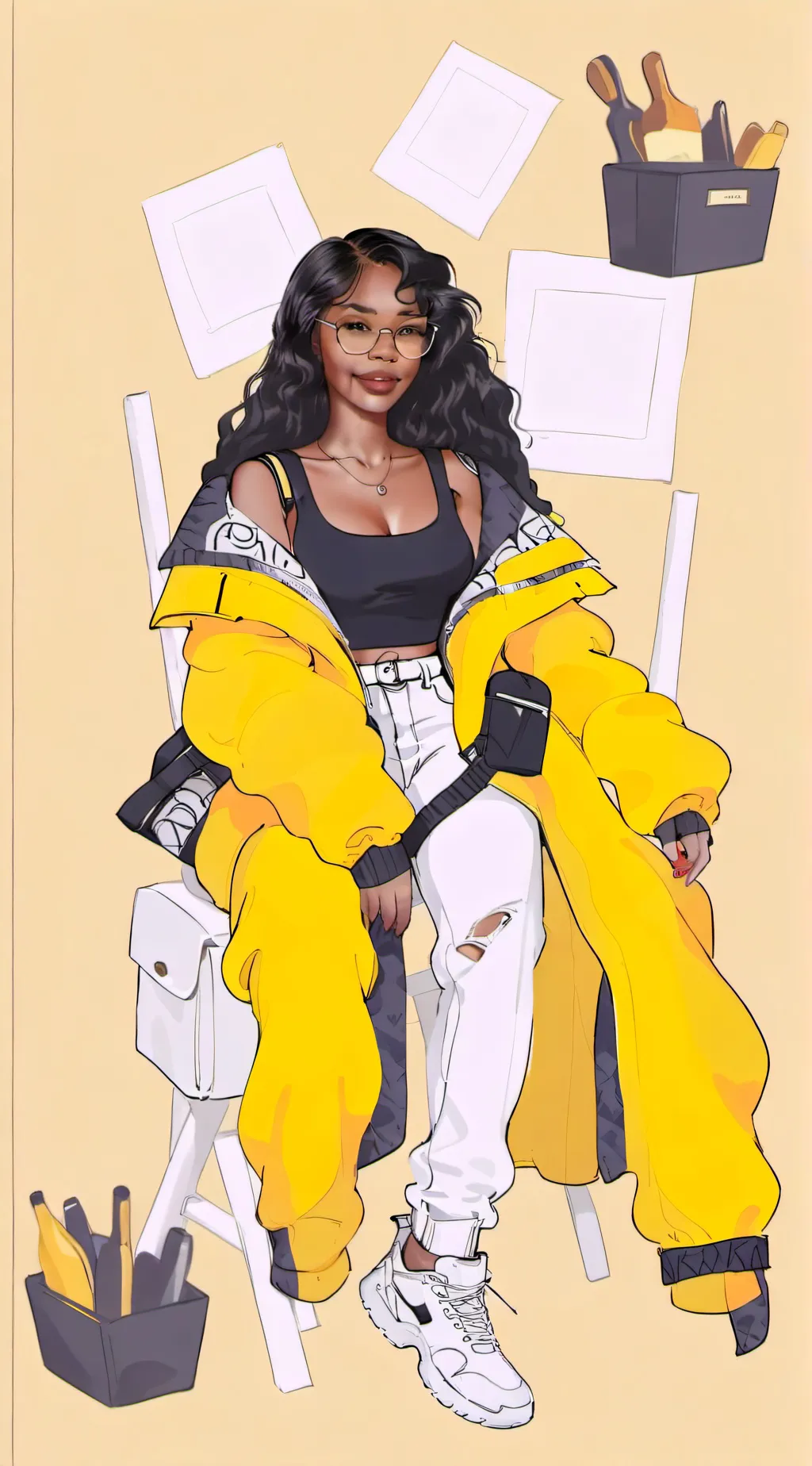 ai character: Tori background