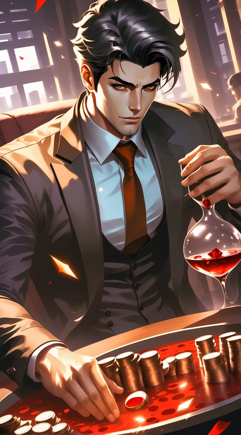 ai character: Axel background