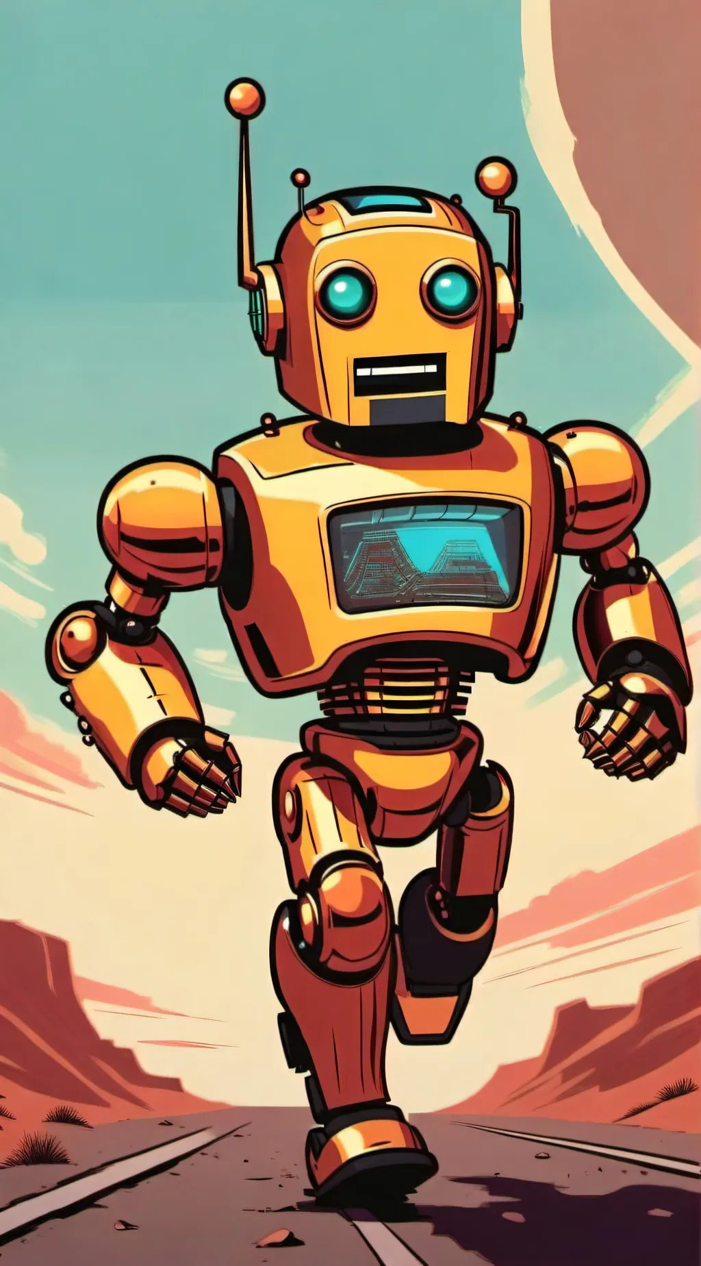 ai character: beta toh.    background