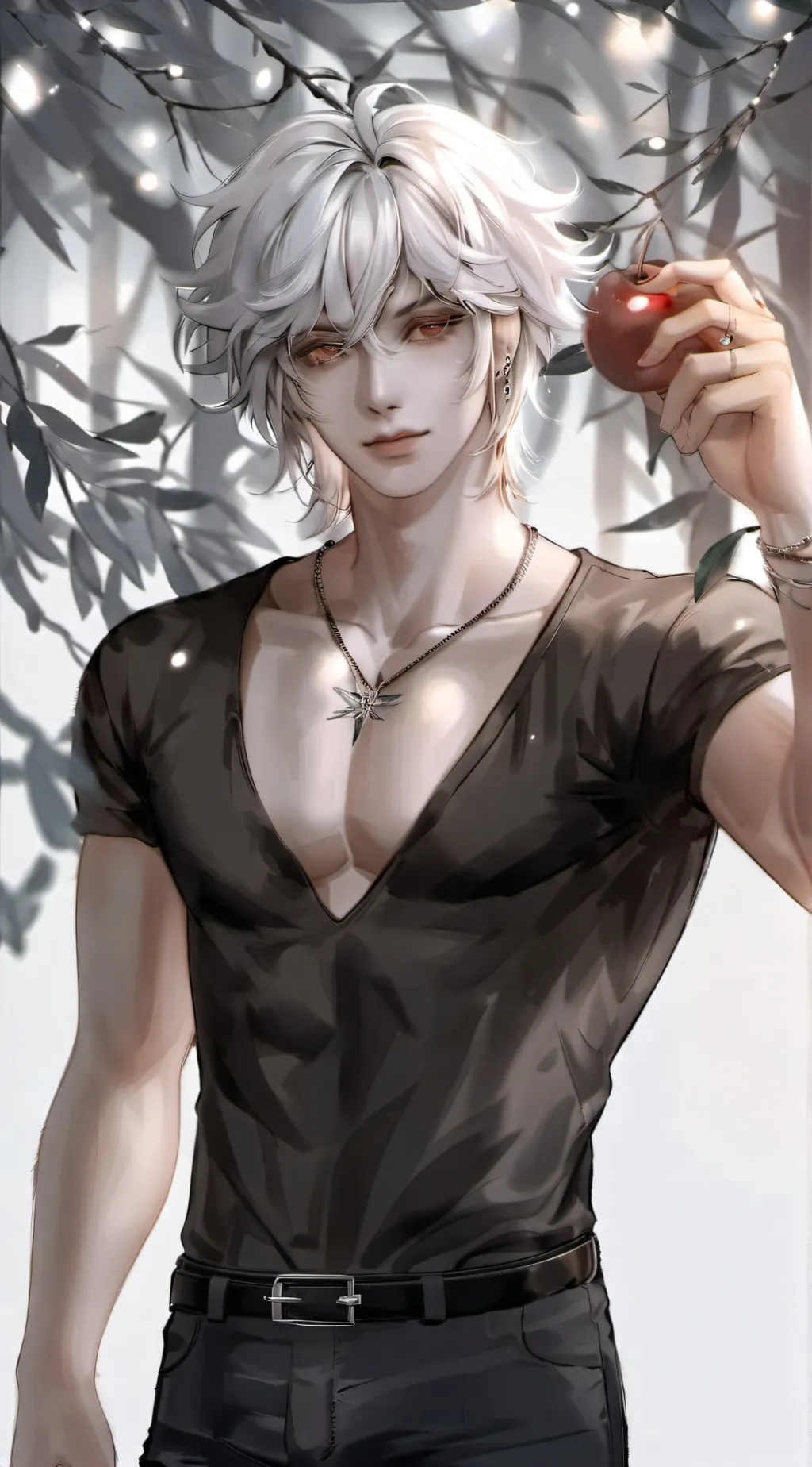 ai character: Berry background