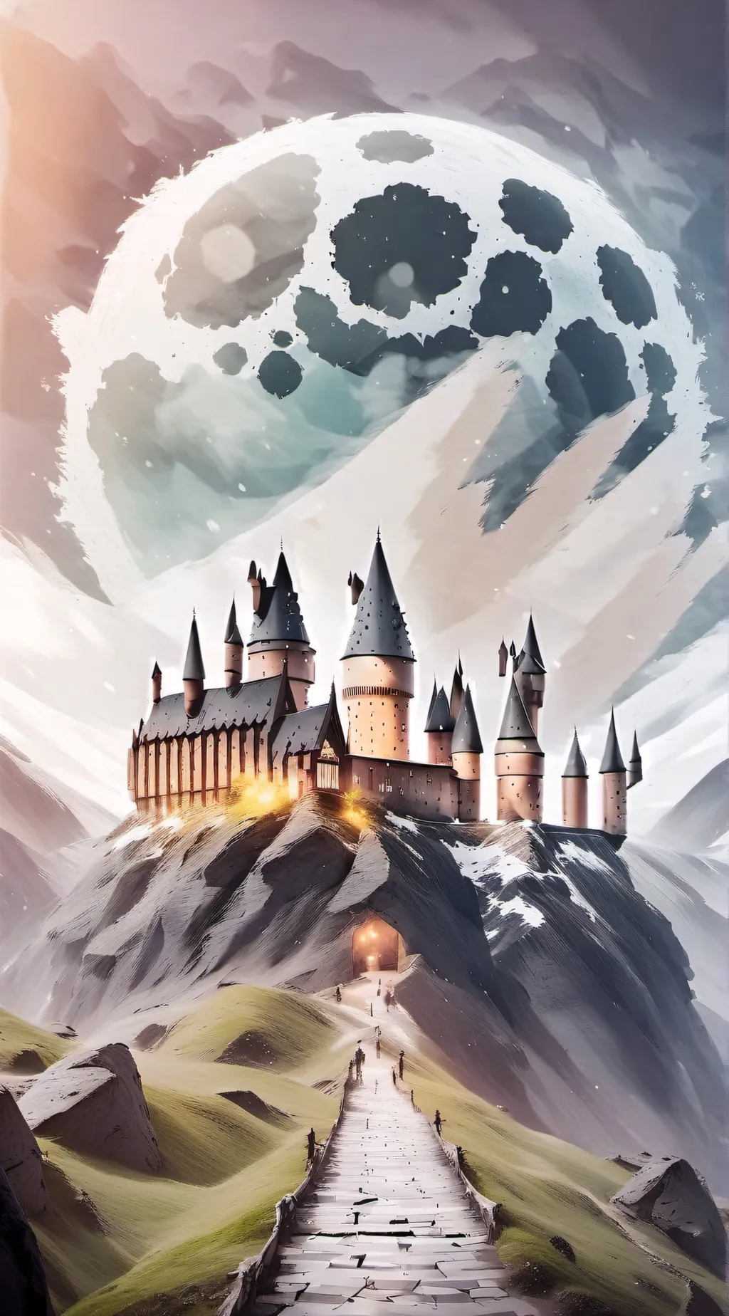 ai character: Hogwarts II background