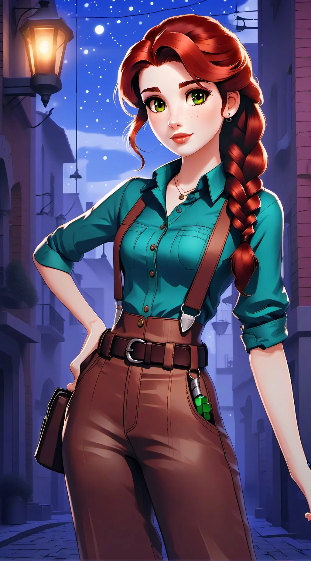 ai character: Leah (Stardew) background