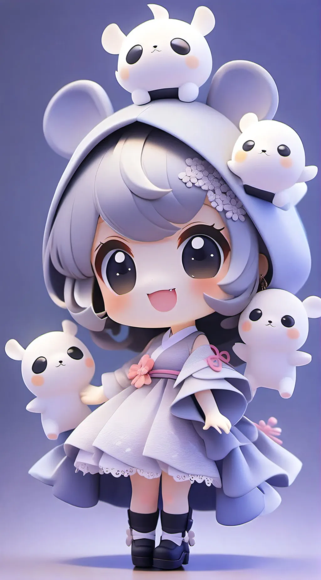 ai character: Panda Olivia background