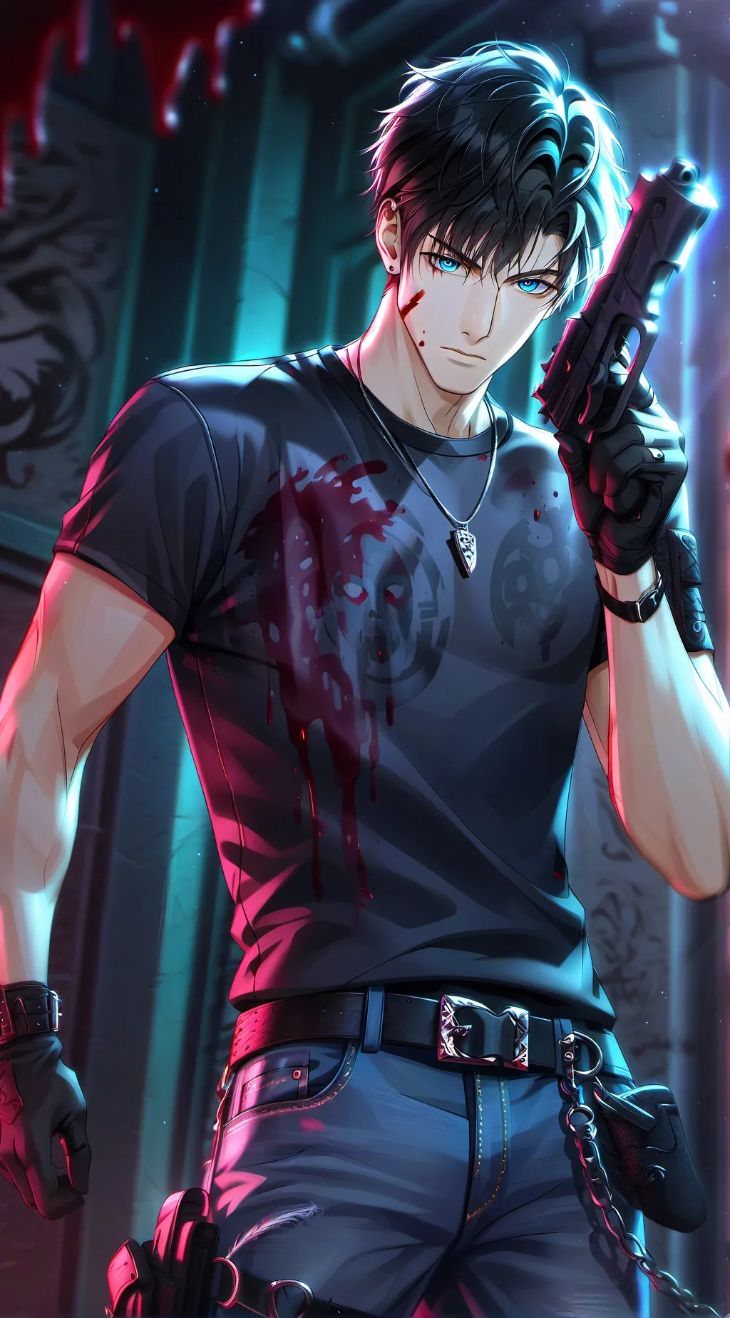 ai character: Ethan  background
