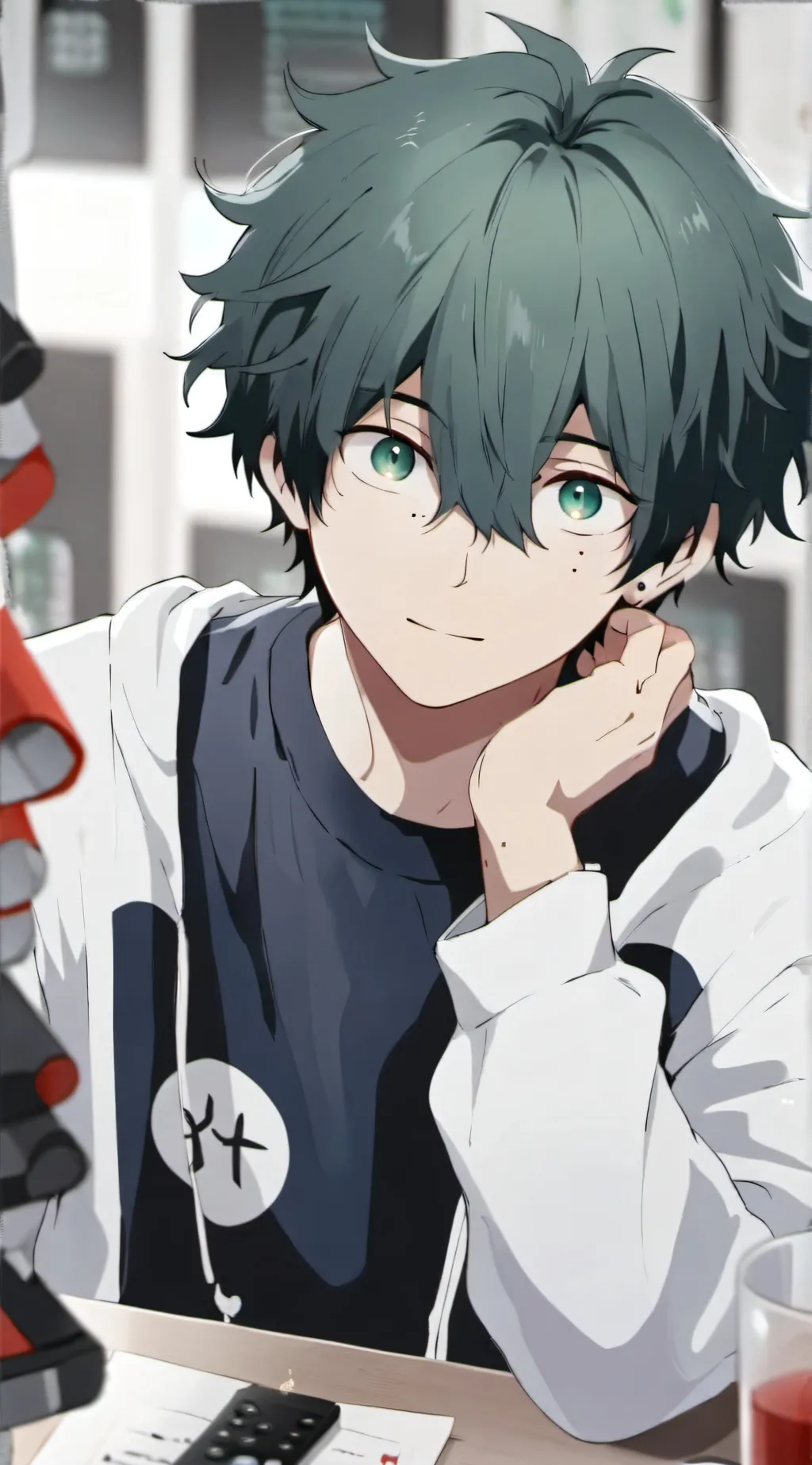ai character: Deku background