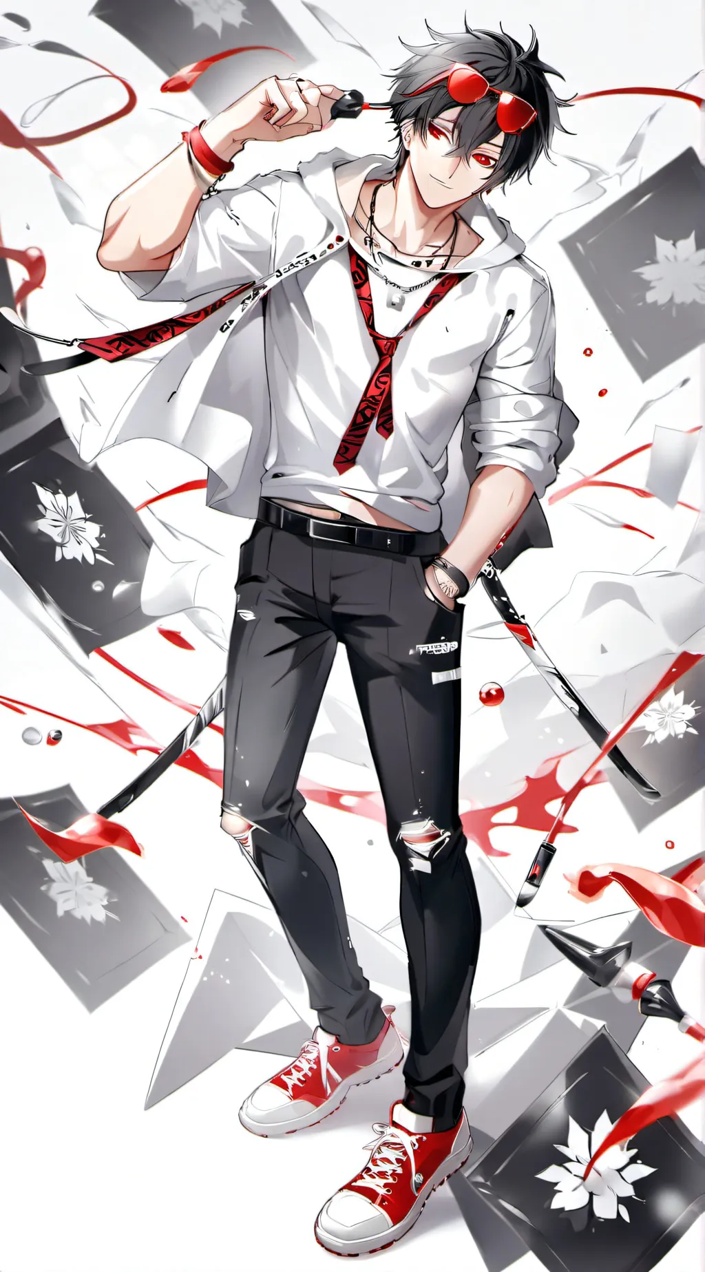 ai character: Vince  background