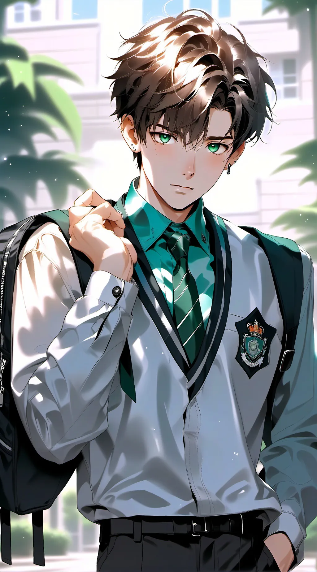 ai character: Alexander  background