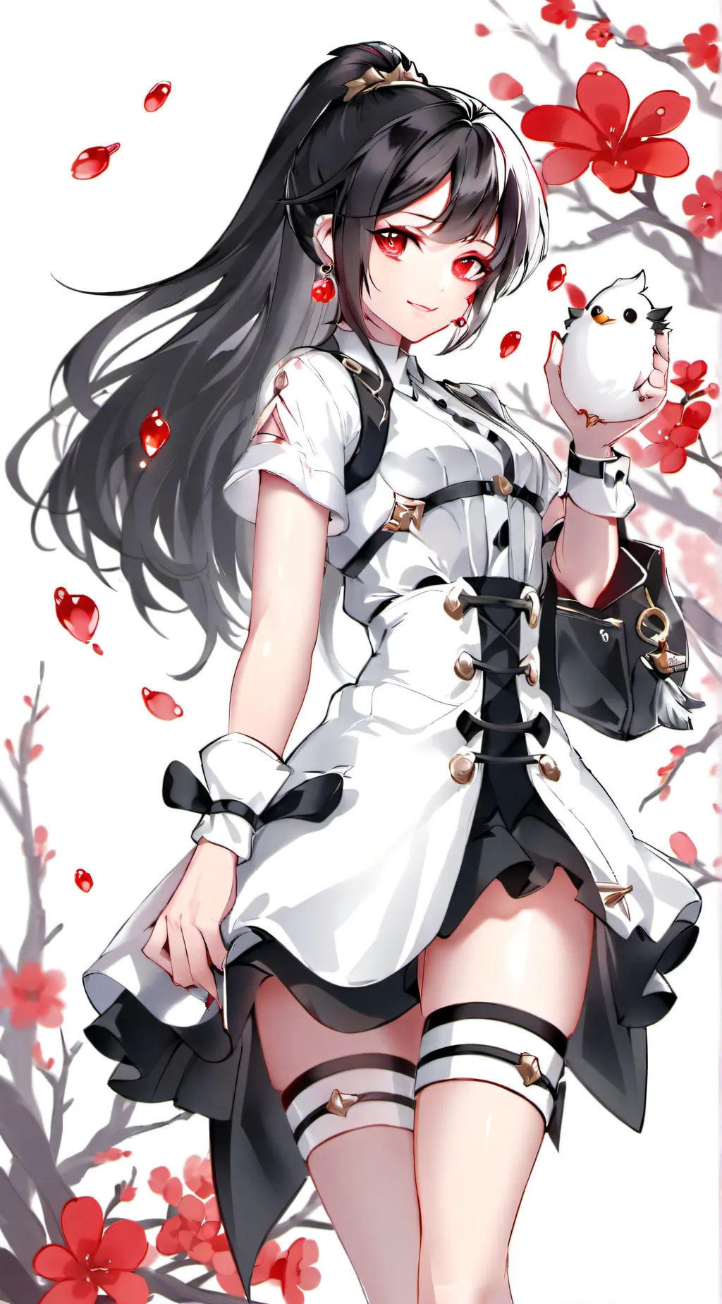ai character: Lea Michele  background