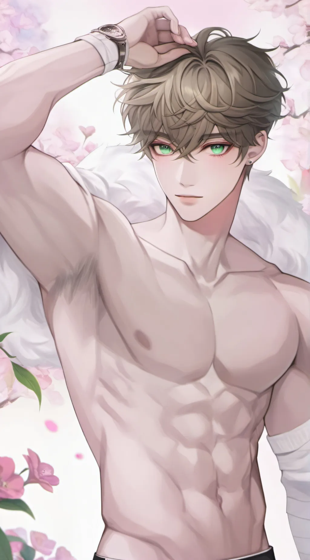 ai character: Hi background