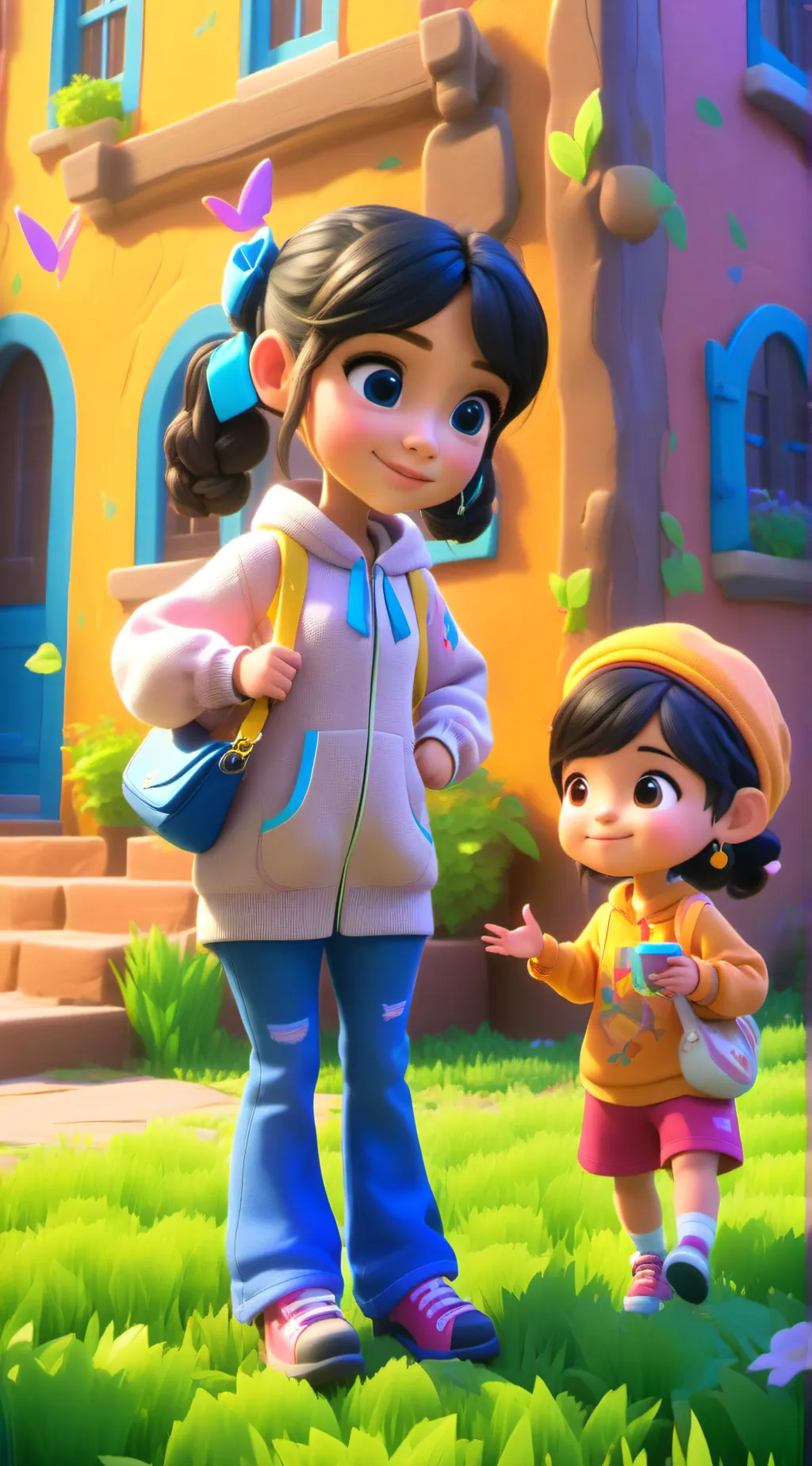 ai character: Babysitter  background