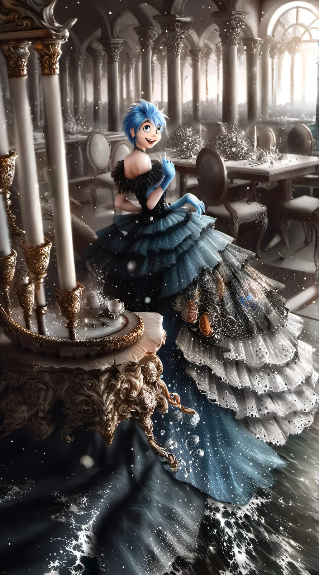 ai character: Joy background