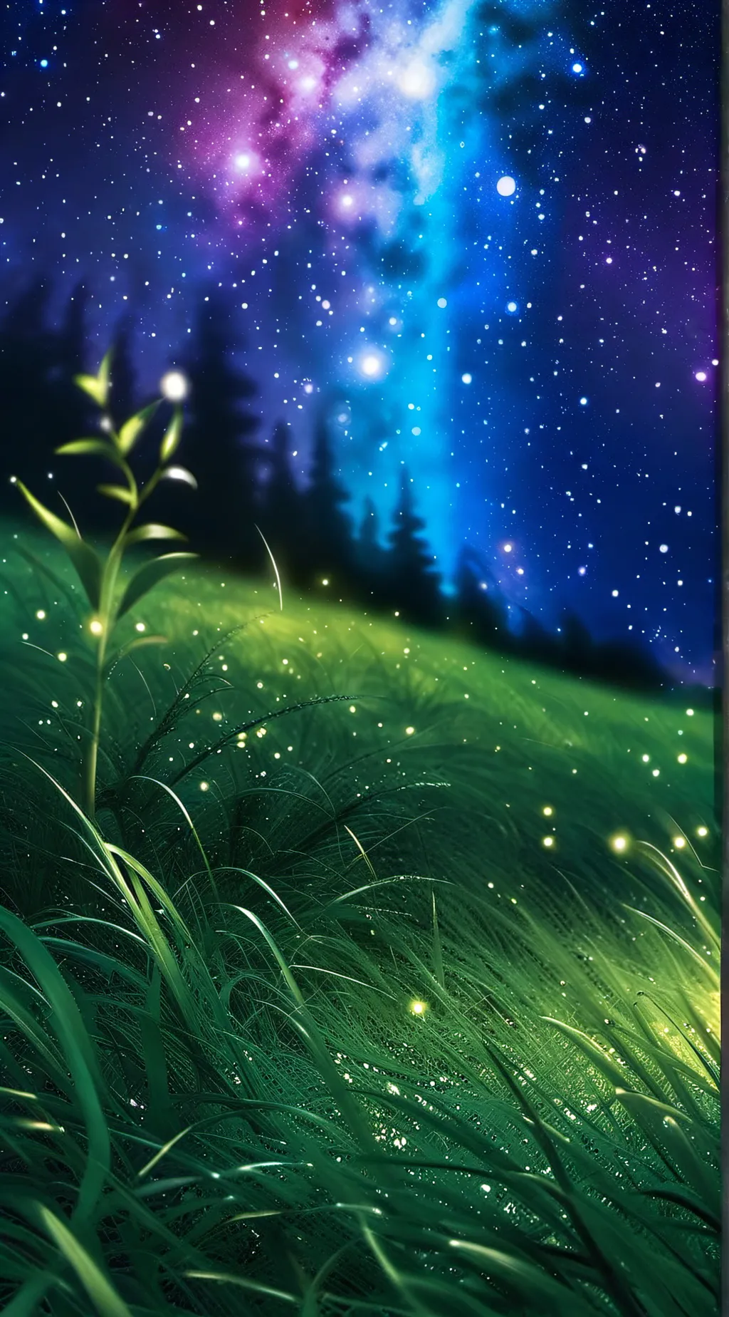 ai character: grass background