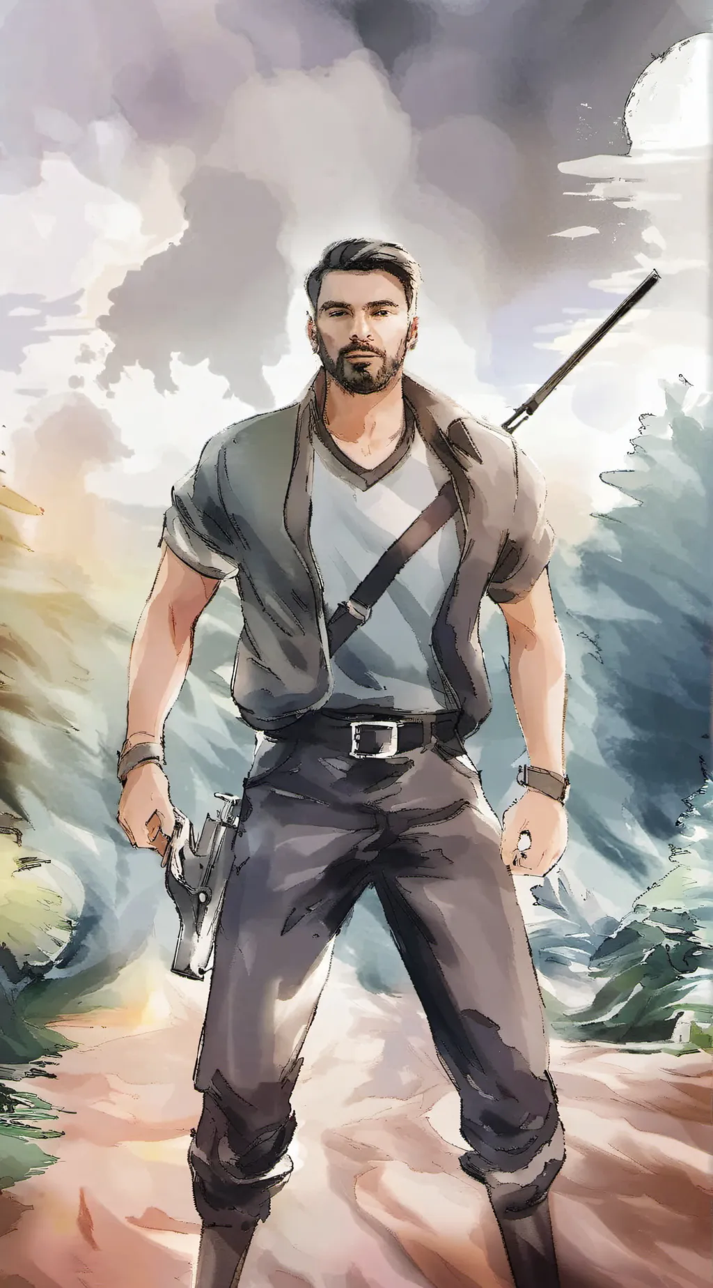 ai character: survivor background