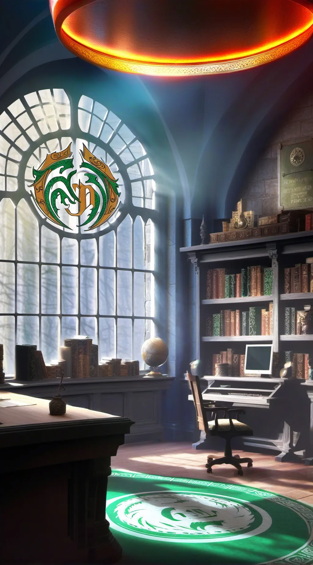 ai character: Hogwarts background