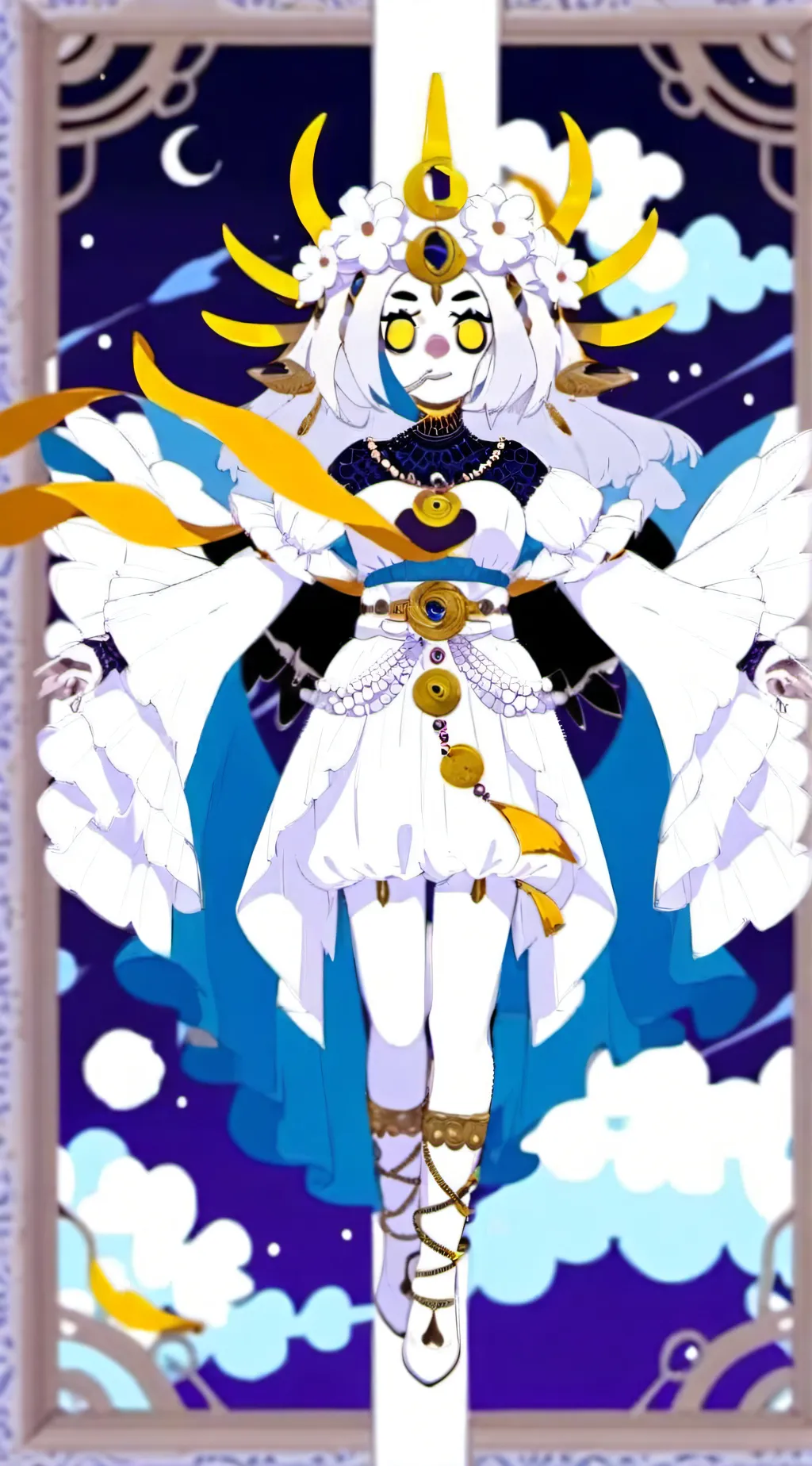 ai character: lunar background