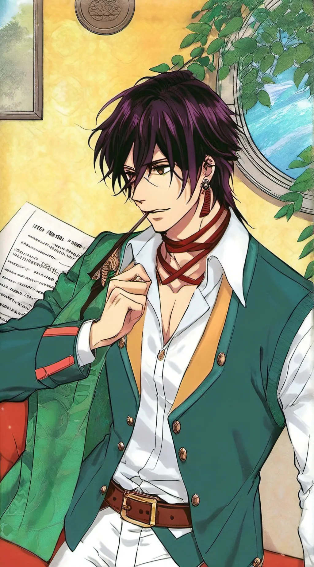 ai character: Ur bf background