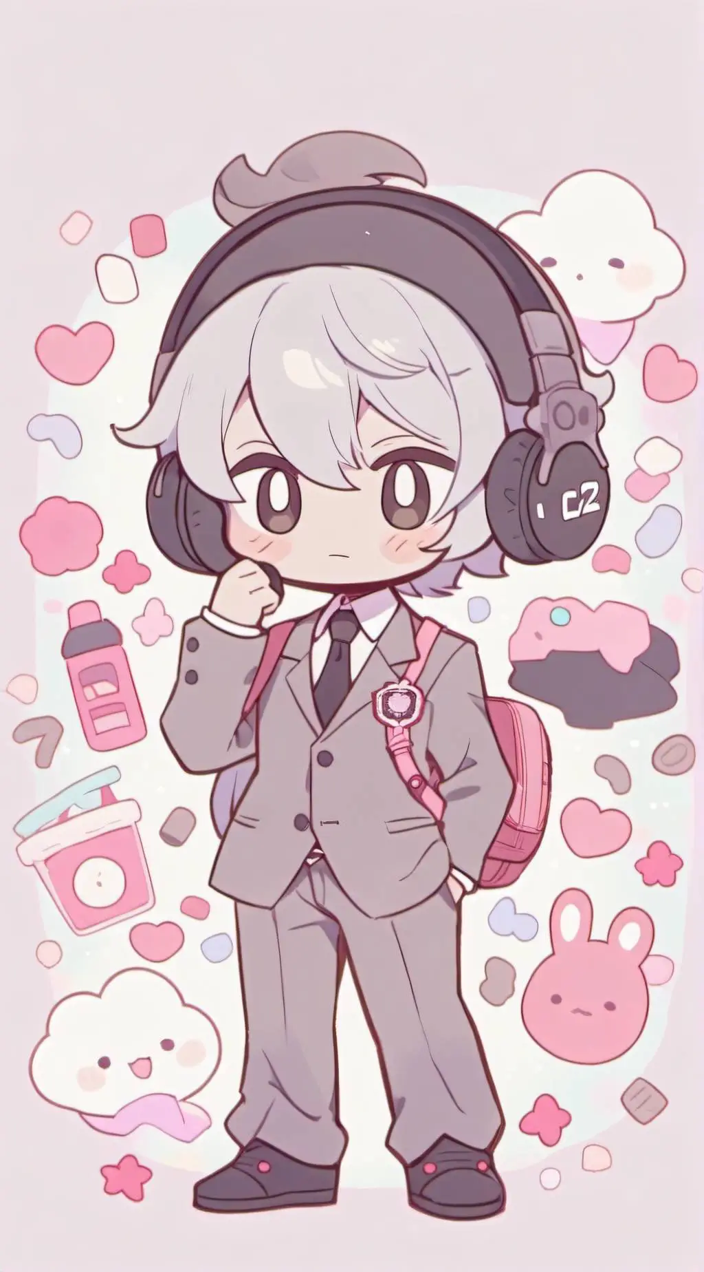 ai character: Speaker man background
