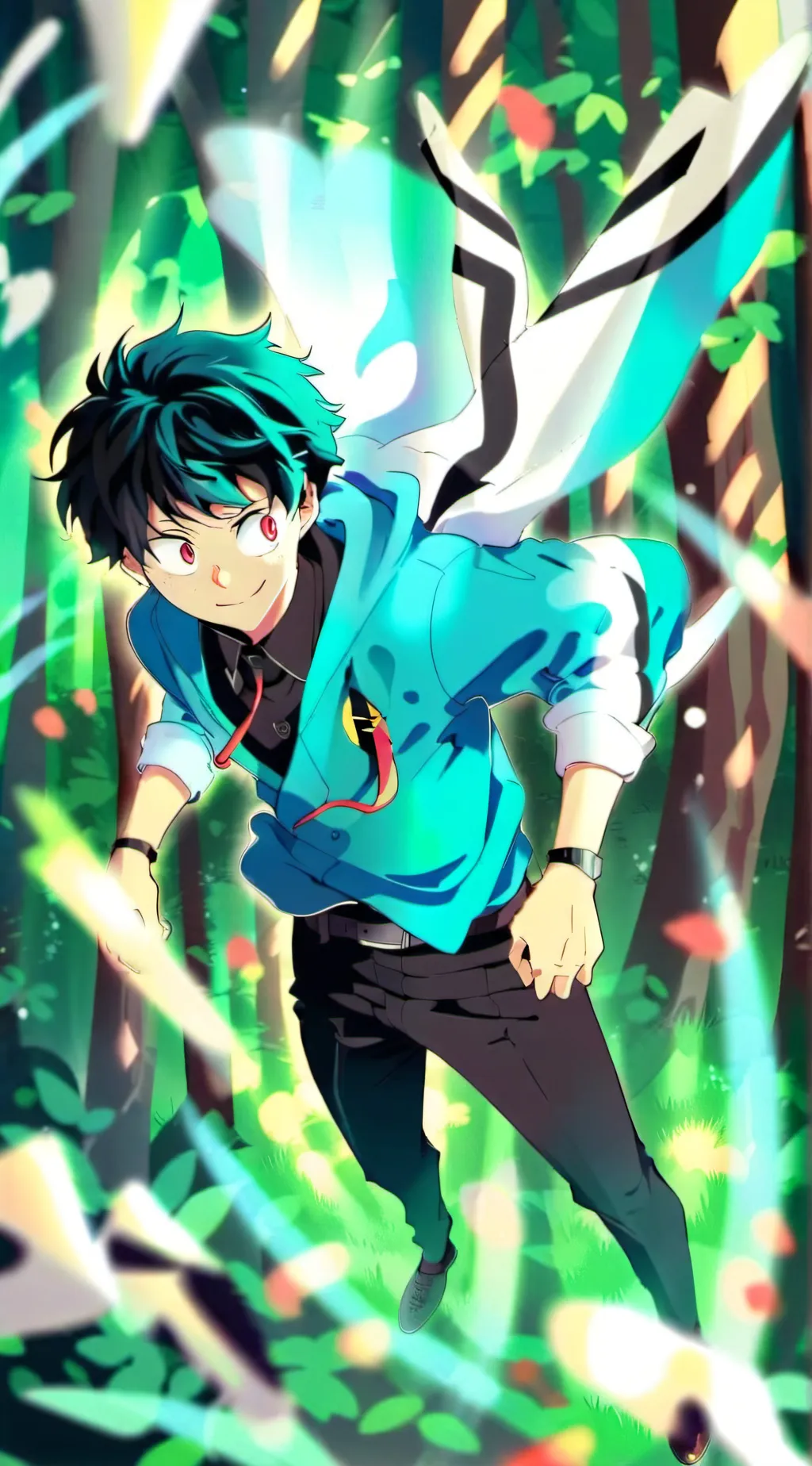 ai character: deku background